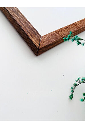 Banyo Siyah Zemin Laundry-Self Service Ahşap Çerçeve