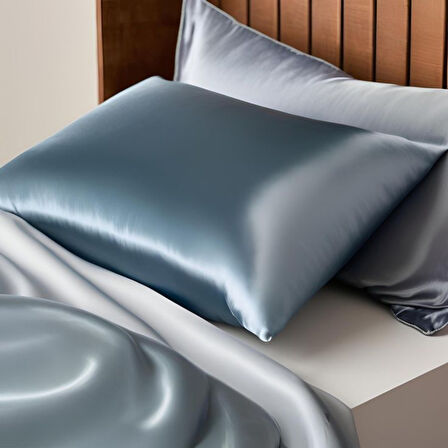 Antibakteriyel Terletmeyen İpek Saten Yastık Kılıfı 2'Li 50X70