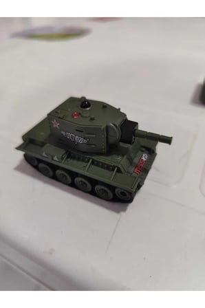 1:64 Ölçek 2.4 Ghz 9 Kanal Kızıl Ötesi Savaş Özellikli Uzaktan Kumandalı Typ-C Şarjlı Mini Tank