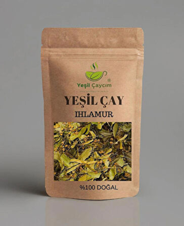 Ihlamur Tr de ilk Yaprak Rize Yeşil Çay Harmanı Sakinleştirici Rahatlatıcı %100 Doğal El yapımı100 Gr