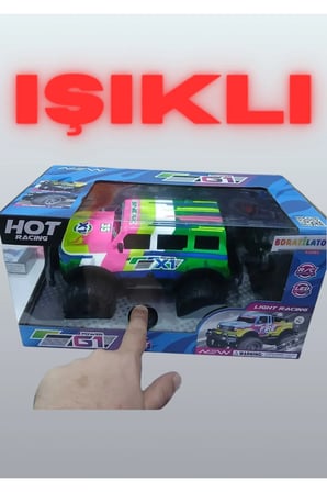 1:15 ÖLÇEK 27 MHZ IŞIKLI 15 KM HIZLI ŞARJLI FULL FONKSİYON UZAKTAN KUMANDALI OFF ROAD ARABA