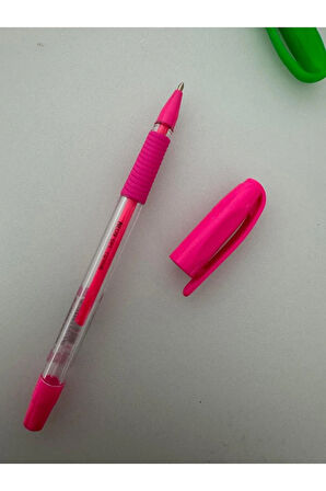 Tükenmez Kalem Jel Pvc 1.0 MM Neon 3 Renk Pembe Yeşil Mavi