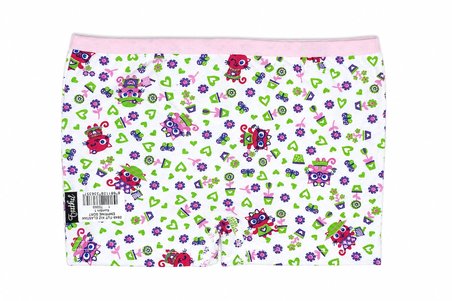 Tutku Kız Elastan Emprime Şort 3 Lü Set