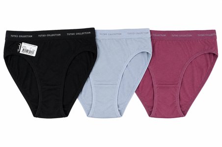 Tutku Kadın Perla Bikini Külot 3 LÜ Set