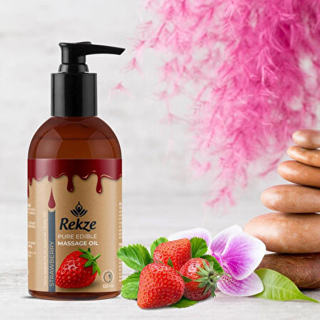Genel Markalar Masaj Yagı Vanilya + Çilek Aromalı Aromaterapi 120 Ml