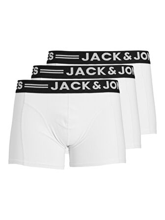 Jack & Jones Erkek 3'lü Boxer Paketleri - 12081832