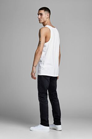 Jack & Jones 2li Paket Erkek Beyaz Siyah Atlet - 12133910