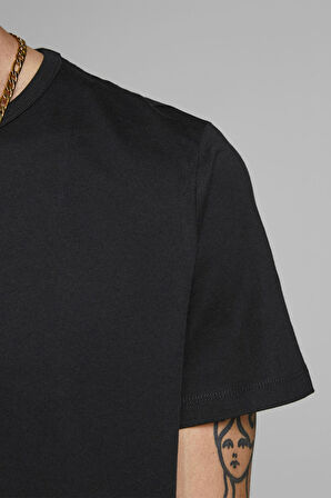 Jack & Jones Beyaz 2li Paket V Yaka Tshirt - 12133914