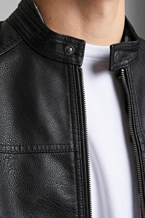 Jack & Jones Erkek Günlük Deri Ceket Jcorocky 12147218