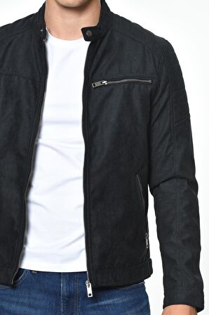 Jack & Jones Erkek Günlük Deri Ceket Jcorocky 12147218