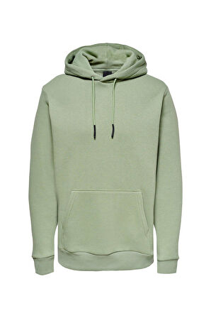 Only & Sons Kapüşonlu Pamuklu Erkek Sweatshirt - 22018685