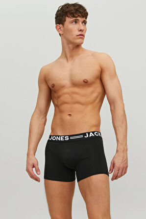 Jack & Jones Erkek Organk Pamuk 3'lü Boxer Paket - 12081832