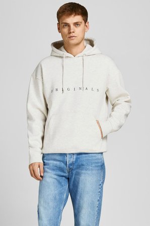 Jack & Jones Erkek Copenhagen Kapüşonlu Sweatshirt RELAXED FIT HOODiE - 12176864