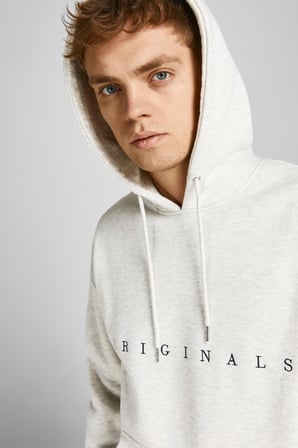Jack & Jones Erkek Copenhagen Kapüşonlu Sweatshirt RELAXED FIT HOODiE - 12176864