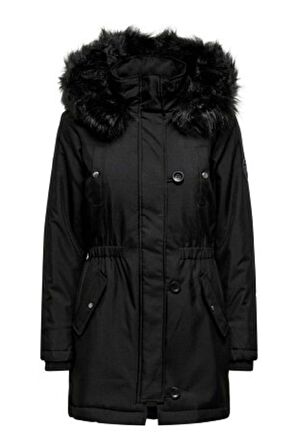 Only  Kadın Kapüşonlu Uzun Mont Parka - 15213755