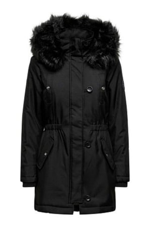 Only  Kadın Kapüşonlu Uzun Mont Parka - 15213755