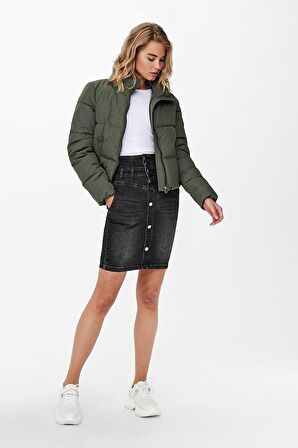 Only Kadın Onldolly Yeşil Şişme Mont 15205371