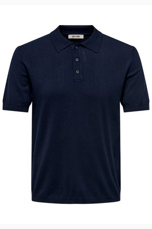 Only & Sons Erkek Regular Fit Polo Yaka Lacivert Triko T-Shirt - 22022219