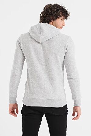 Jack & Jones Erkek Fit Kapüşonlu Sweatshirt Frederik - 12219814-02