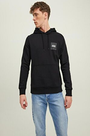 Jack & Jones Jjlock Erkek Siyah Sweatshirt - 12213245