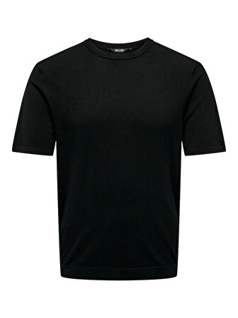 Only & Sons Erkek Yuvarlak Yaka Basic Örme T-Shirt - 22022928
