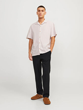 Jack & Jones Erkek Tapered Fit Keten Pantolon - 12229699