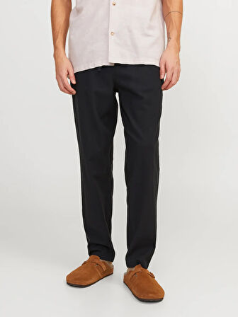 Jack & Jones Erkek Tapered Fit Keten Pantolon - 12229699