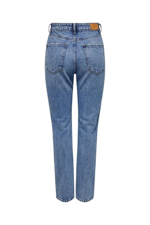 Only Kadın Denim Yüksek Bel Düz Kesim Kot Pantolon - 15311652
