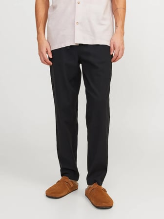 Jack & Jones Erkek Tapered Fit Keten Pantolon - 12229699