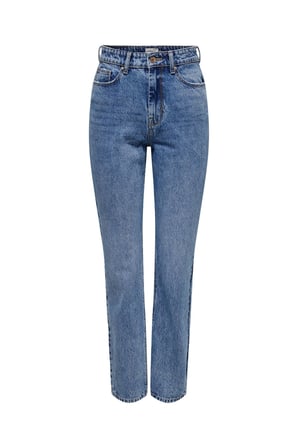 Only Kadın Denim Yüksek Bel Düz Kesim Kot Pantolon - 15311652