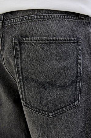 Jack & Jones Erkek Jjıtony Rahat Kesim Siyah Jean Şort - 12269533