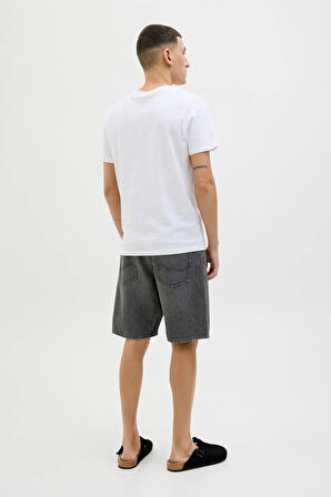 Jack & Jones Erkek Jjıtony Rahat Kesim Siyah Jean Şort - 12269533