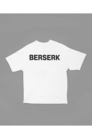 Berserk 1989 Baskılı Unisex Tişört, Oversize Anime Karakter Tişört