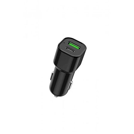 C10 38W Type-C - Usb Port 2 Giriş Araç Şarj Cihazı