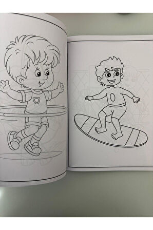 Sporcular Boyama Kitabı