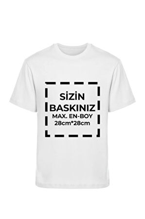 Tişört Tasarla 20/1 Kumaş - Beyaz
