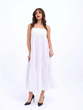 7022 ELBİSE-BEYAZ
