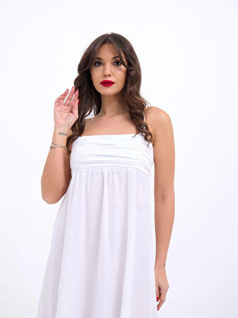 7022 ELBİSE-BEYAZ