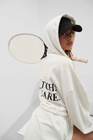 Beli Lastikli Fermuarlı Sweatshirt