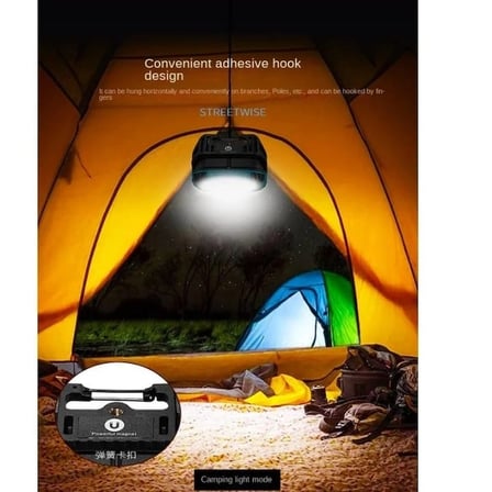 Wison Ws- Powerbank Özellikli Tripod Bağlantılı Mıknatıslı  Lümen Usb Şarjlı Çalışma Feneri