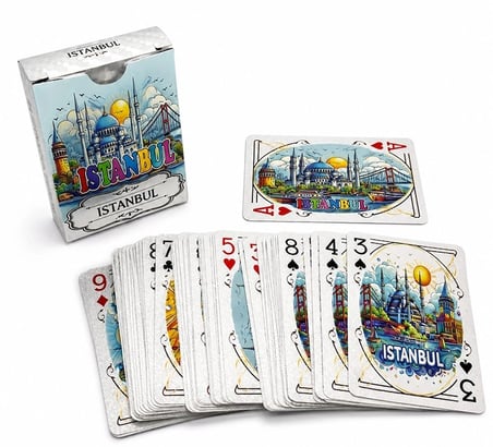 İstanbul Temalı İskambil Oyun Kartı Alk5659