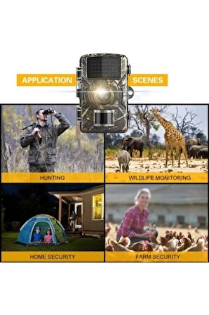 Fotokapan Kamera 12Mp 1080P Doğa Ve Gece Görüşlü Kamera Su Geçirmez