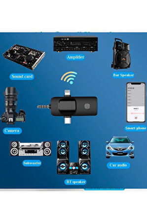 Yüksek Kalite Profesyonel 3 In 1 Kablosuz Taşınabilir Yaka Mikrofonu Youtube Tiktok