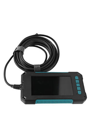 Ekranlı Çift Kameralı 10 Mt Hafıza Kart Destekli Sert Kablo Yılan Endoskop Kamera 5.5 Mm 4.3 Inc