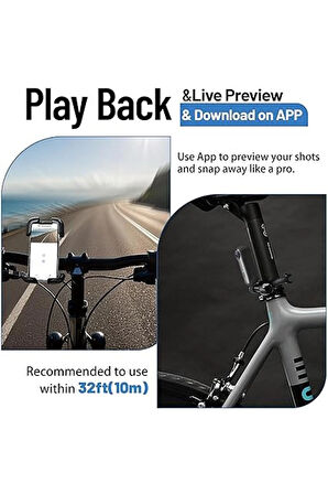 Mini Wıfı Aksiyon Kamerası 1080P Taşınabilir Vücut Kamerası Giyilebilir Video Kaydedici Ipx7 Su Geçi