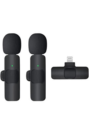 K9 2’Li Kablosuz Yaka Mikrofonu