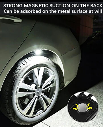 F.20A Mıknatıslı Kamp Feneri El Feneri 800 Lümen 30 Cob