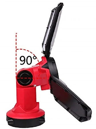 P-8801 Şarjlı Katlanabilir 3Xcob Led+ 3W Led Çok Fonksiyonlu Kamp Feneri