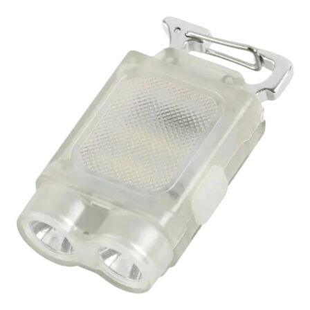 V15 Edc El Feneri 1200Lm Anahtarlık Işık Tip-C Şarj Edilebilir Taşınabilir Mini Torch Mıknatıs Klips