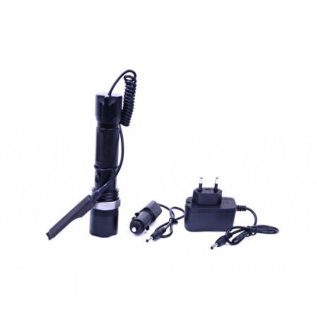 Ve Bisiklet Feneri Şarjlı Pilli Wt-040